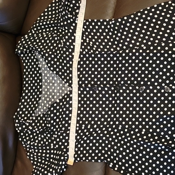 Polka-dot Dress Black and White L - Picture 12 of 12